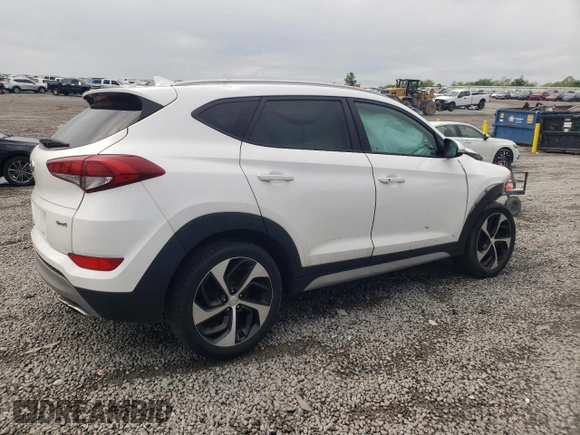 2018 Hyundai Tucson Sport with VIN KM8J33AL6JU735948, listed as a Copart auction lot 56232395 with 126,878 mi miles and Clean title. Bid and sale history available at DreamBid. Image 3.