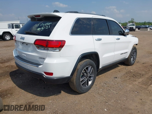 2020 Jeep Grand Cherokee Limited X with VIN 1C4RJFBG6LC138906, listed as a IAAI auction lot 42458169 with 57,349 mi miles and . Bid and sale history available at DreamBid. Image 4.