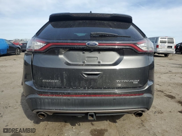 2016 Ford Edge Titanium with VIN 2FMPK4K81GBB30229, listed as a Copart auction lot 42951935 with 143,552 mi miles and Salvage Title. Bid and sale history available at carsss.com. Image 6.