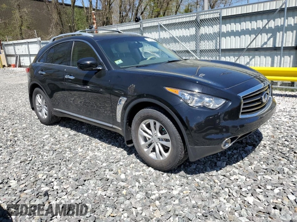 2012 Infiniti FX35 with VIN JN8AS1MU7CM121370, listed as a Copart auction lot 54534085 with 113,026 mi miles and Clean Title. Bid and sale history available at carsss.com. Image 4.