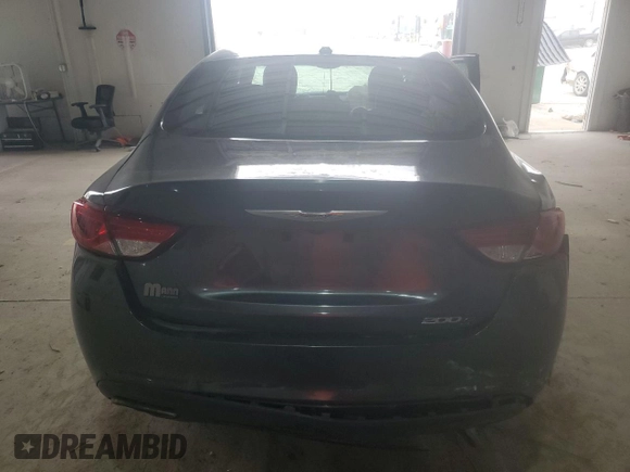 2016 Chrysler 200 S with VIN 1C3CCCBG7GN151936, listed as a Copart auction lot 48148455 with 63,256 mi miles and Salvage Title. Bid and sale history available at carsss.com. Image 6.