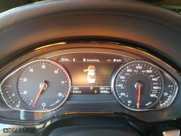 2013 Audi A8 L 4.0L with VIN WAUR2AFD9DN017404, listed as a Copart auction lot 86609004 with 65,068 mi miles and Salvage Title. Bid and sale history available at carsss.com. Image 9.