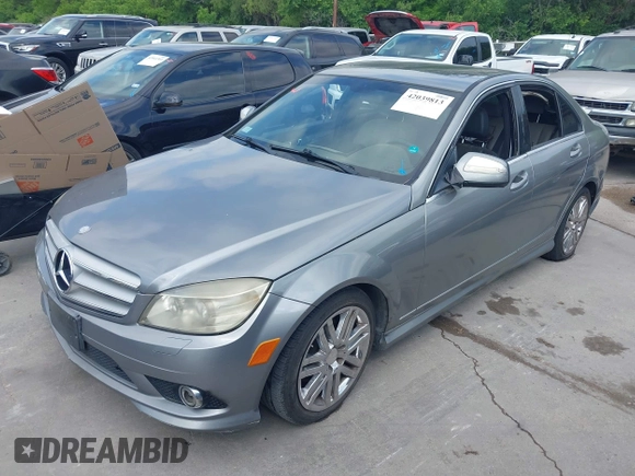 2008 Mercedes-Benz C 300 Sport with VIN WDDGF54X28F067165, listed as a IAAI auction lot 42039813 with 204,436 mi miles and . Bid and sale history available at carsss.com. Image 2.