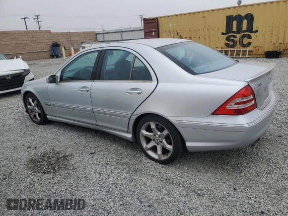 2007 Mercedes-Benz C 230 Sport with VIN WDBRF52H57A950508, listed as a Copart auction lot 54925925 with 84,905 mi miles and Clean Title. Bid and sale history available at DreamBid. Image 2.