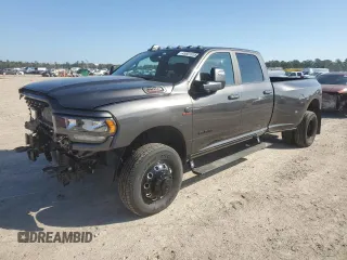 2024 Ram 3500 Big Horn with VIN 3C63RRHL9RG257177, listed as a Copart auction lot 45651035 with 3,249 mi miles and Clean Title. Bid and sale history available at carsss.com. Image 1.