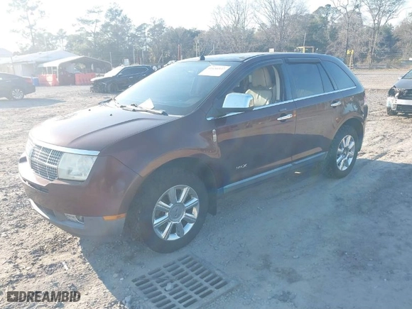 2009 Lincoln MKX with VIN 2LMDU88C89BJ00880, listed as a IAAI auction lot 41656937 with 166,015 mi miles. Bid and sale history available at carsss.com. Image 2.