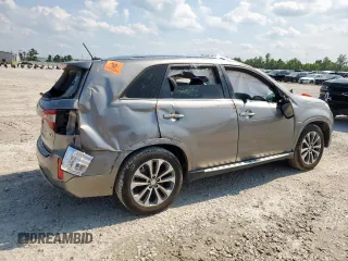 2015 Kia Sorento SX with VIN 5XYKW4A79FG570222, listed as a Copart auction lot 58777605 with 185,242 mi miles and Non repairable. Bid and sale history available at DreamBid. Image 3.