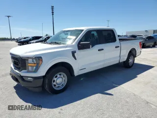 2023 Ford F-150 XL with VIN 1FTFW1CD1PFC25421, listed as a Copart auction lot 46030385 with 13,684 mi miles and Salvage Title. Bid and sale history available at carsss.com. Image 1.
