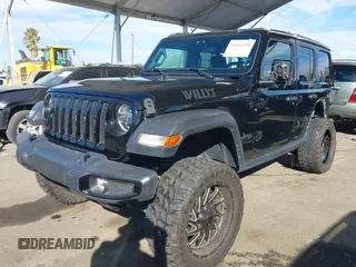 2021 Jeep Wrangler Unlimited Sport S with VIN 1C4HJXDN3MW681403, listed as a IAAI auction lot 41616298 with 40,526 mi miles and . Bid and sale history available at DreamBid. Image 16.