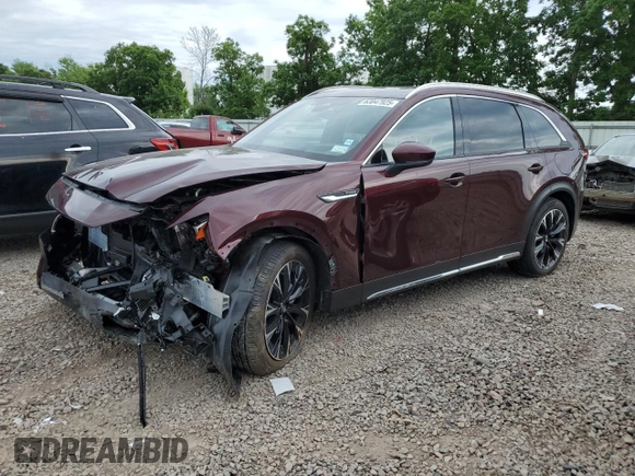 2024 Mazda CX-90 Premium Plus with VIN JM3KKEHA9R1152449, listed as a Copart auction lot 63047925 with 10,235 mi miles and Salvage title. Bid and sale history available at DreamBid. Image 1.