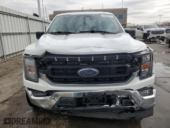 2023 Ford F-150 XL with VIN 1FTEW1EP3PFC53689, listed as a Copart auction lot 51655475 with 17,681 mi miles and Salvage title. Bid and sale history available at DreamBid. Image 5.