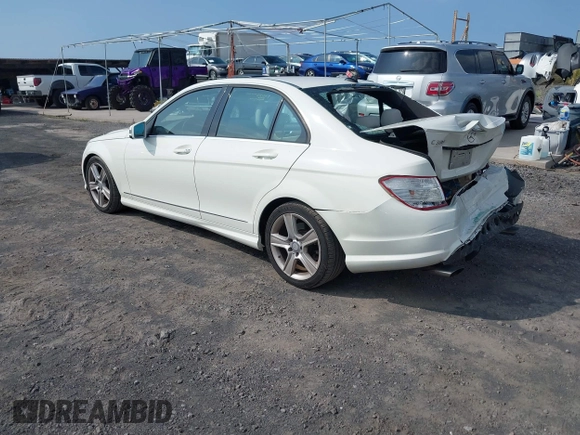 2010 Mercedes-Benz C-Class C 300 Sport with VIN WDDGF5EB6AR129187, listed as a IAAI auction lot 41540327 with 175,098 mi miles. Bid and sale history available at carsss.com. Image 3.