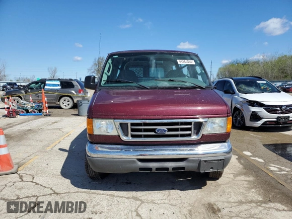 2007 Ford Econoline Passenger XL with VIN 1FBNE31L17DA19262, listed as a Copart auction lot 49344064 with 68,172 mi miles and Salvage Title. Bid and sale history available at carsss.com. Image 5.