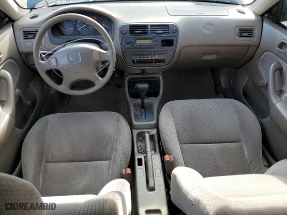 1996 Honda Civic DX with VIN 1HGEJ6628TL025702, listed as a Copart auction lot 50089245 with 164,733 mi miles and Salvage Title. Bid and sale history available at carsss.com. Image 8.