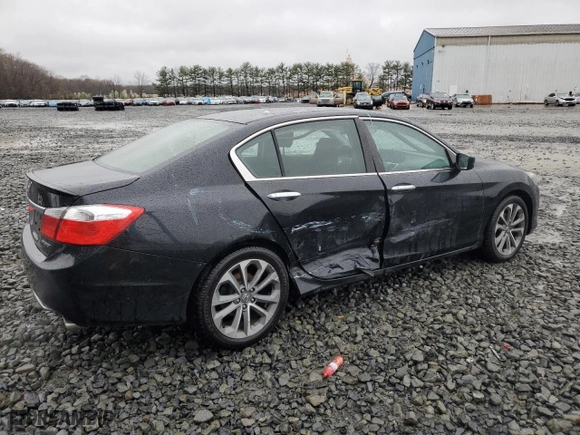 2014 Honda Accord Sedan Sport with VIN 1HGCR2F52EA269900, listed as a Copart auction lot 52125545 with 77,439 mi miles and Salvage Title. Bid and sale history available at carsss.com. Image 3.