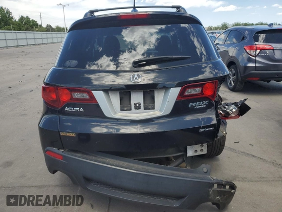 2010 Acura RDX Technology with VIN 5J8TB1H53AA007762, listed as a Copart auction lot 55919384 with 124,329 mi miles and Salvage Title. Bid and sale history available at DreamBid. Image 6.