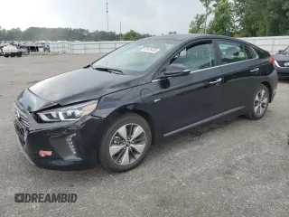 2018 Hyundai Ioniq Limited z VIN KMHC75LD6JU075943, wystawiony jako Copart lot #63126434 z przebiegiem 37 641 mil mil oraz Nie do naprawy • Non repairable. Historia ofert i sprzedaży dostępna na DreamBid. Obrazek 1.