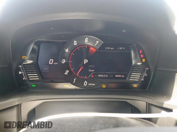 2021 Toyota Supra 3.0 with VIN WZ1DB0C05MW034477, listed as a Copart auction lot 61302525 with 80,962 mi miles and Salvage title. Bid and sale history available at DreamBid. Image 9.