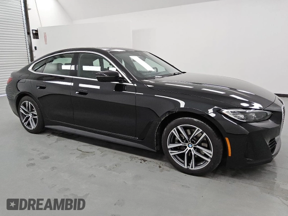 2024 BMW 4 Series 430i with VIN WBA63AV09RFT41453, listed as a Copart auction lot 49742895 with 15,991 mi miles and Clean Title. Bid and sale history available at carsss.com. Image 4.