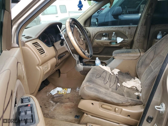 2007 Honda Pilot EX with VIN 5FNYF28447B034832, listed as a Copart auction lot 51956045 with 0 mi miles and Salvage Title. Bid and sale history available at carsss.com. Image 7.