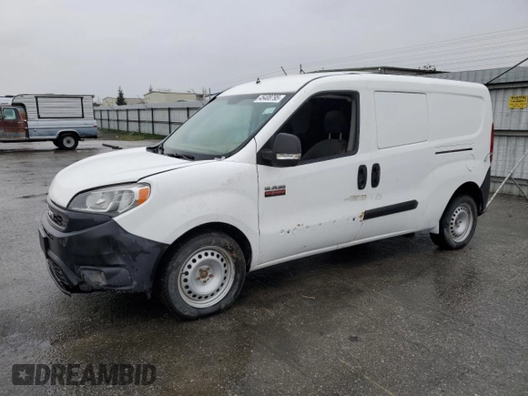 2019 Ram ProMaster City Cargo Tradesman with VIN ZFBHRFABXK6M14451, listed as a Copart auction lot 45408795 with 224,365 mi miles and Salvage title. Bid and sale history available at DreamBid. Image 1.
