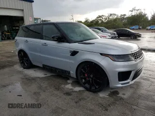2022 Land Rover Range Rover Sport HST with VIN SALWS2RU3NA235380, listed as a Copart auction lot 47325955 with 16,242 mi miles and Non Repairable. Bid and sale history available at carsss.com. Image 4.