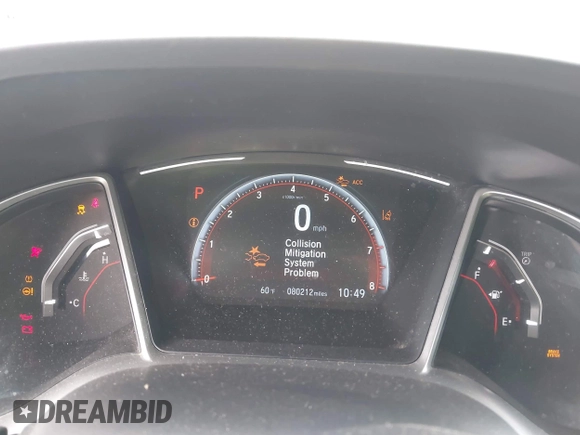 2019 Honda Civic Sport with VIN 19XFC2F82KE013269, listed as a IAAI auction lot 42118857 with 80,212 mi miles and . Bid and sale history available at DreamBid. Image 7.