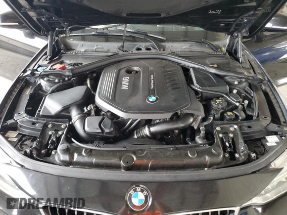 2017 BMW 4 Series 440i with VIN WBA4P1C52HK522510, listed as a Copart auction lot 76558174 with 76,685 mi miles and Salvage Title. Bid and sale history available at carsss.com. Image 11.