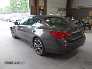 2014 Infiniti Q50 Sport with VIN JN1BV7AR5EM694526, listed as a IAAI auction lot 42782010 with 145,152 mi miles and . Bid and sale history available at DreamBid. Image 3.
