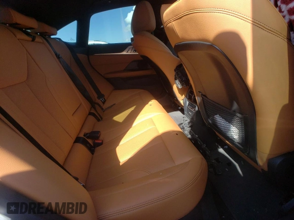 2023 BMW i4 M50 with VIN WBY33AW05PFR07737, listed as a Copart auction lot 44055154 with 9,252 mi miles and Salvage Title. Bid and sale history available at carsss.com. Image 10.