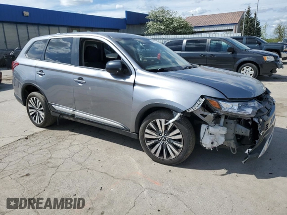 2020 Mitsubishi Outlander ES with VIN JA4AZ3A35LZ026088, listed as a Copart auction lot 56233315 with 90,636 mi miles and Salvage title. Bid and sale history available at DreamBid. Image 4.