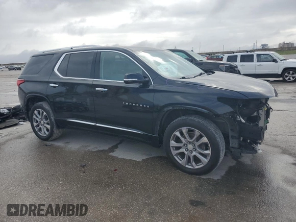 2019 Chevrolet Traverse Premier with VIN 1GNERKKW1KJ203508, listed as a Copart auction lot 47372525 with 90,518 mi miles and Salvage Title. Bid and sale history available at carsss.com. Image 4.