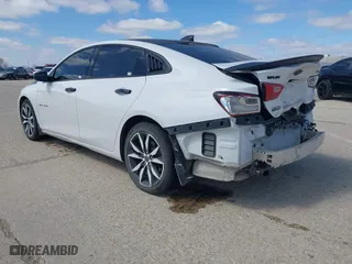 2020 Chevrolet Malibu RS with VIN 1G1ZG5ST2LF146319, listed as a IAAI auction lot 38632912 with 23,480 mi miles. Bid and sale history available at carsss.com. Image 3.
