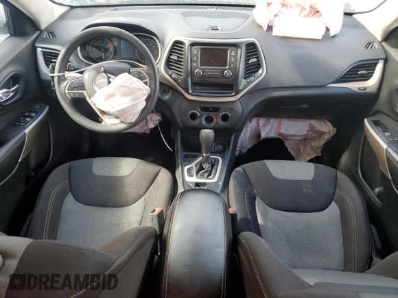 2018 Jeep Cherokee Latitude with VIN 1C4PJLCXXJD551696, listed as a Copart auction lot 87802645 with Not provided miles and Salvage title. Bid and sale history available at DreamBid. Image 8.