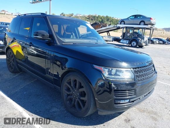 2017 Land Rover Range Rover z VIN SALGS2FE9HA347512, wystawiony jako IAAI lot #41616415 z przebiegiem 53 913 mil mil oraz . Historia ofert i sprzedaży dostępna na DreamBid. Obrazek 1.