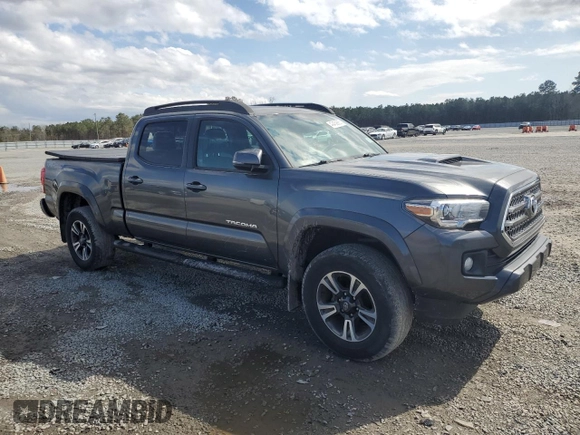2017 Toyota Tacoma SR5 with VIN 3TMDZ5BNXHM032959, listed as a Copart auction lot 49459885 with 27,158 mi miles and Salvage Title. Bid and sale history available at carsss.com. Image 4.