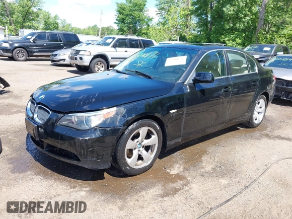 2005 BMW 5 Series 525i with VIN WBANA53595B857210, listed as a IAAI auction lot 42200171 with 321,128 mi miles and . Bid and sale history available at DreamBid. Image 2.