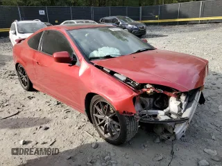 2003 Acura RSX Type S with VIN JH4DC53083C016031, listed as a Copart auction lot 75974144 with 0 mi miles and Salvage Title. Bid and sale history available at carsss.com. Image 4.
