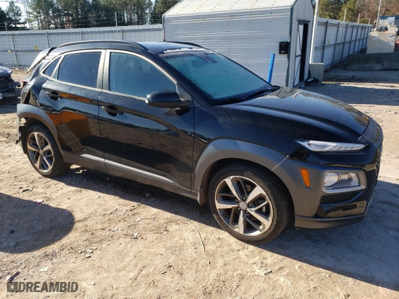 2021 Hyundai Kona Ultimate with VIN KM8K5CA50MU728806, listed as a Copart auction lot 86203574 with 40,654 mi miles and Salvage Title. Bid and sale history available at carsss.com. Image 4.