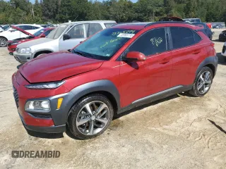 2020 Hyundai Kona Ultimate with VIN KM8K53A57LU428372, listed as a Copart auction lot 73765774 with 0 mi miles and Non Repairable. Bid and sale history available at carsss.com. Image 1.