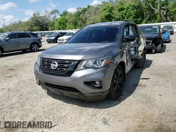 2018 Nissan Pathfinder SL with VIN 5N1DR2MNXJC660910, listed as a Copart auction lot 51427215 with 83,282 mi miles and Salvage Title. Bid and sale history available at carsss.com. Image 12.