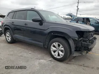 2019 Volkswagen Atlas SE with VIN 1V2DR2CA8KC605388, listed as a Copart auction lot 50953315 with 66,116 mi miles and Salvage title. Bid and sale history available at DreamBid. Image 4.