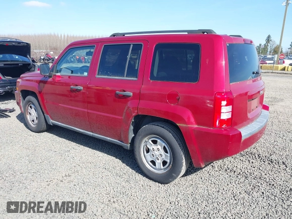 2007 Jeep Patriot Sport with VIN 1J8FT28W77D401093, listed as a IAAI auction lot 41751851 with 143,445 mi miles and . Bid and sale history available at DreamBid. Image 3.