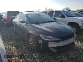 2015 Chrysler 200 C with VIN 1C3CCCCG9FN513908, listed as a Copart auction lot 50049225 with 135,742 mi miles and Salvage Title. Bid and sale history available at carsss.com. Image 4.