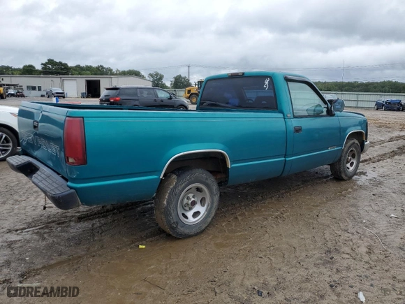 1994 Chevrolet C/K 1500 with VIN 1GCEC14K7RE193990, listed as a Copart auction lot 71073584 with 153,929 mi miles and Salvage Title. Bid and sale history available at carsss.com. Image 3.