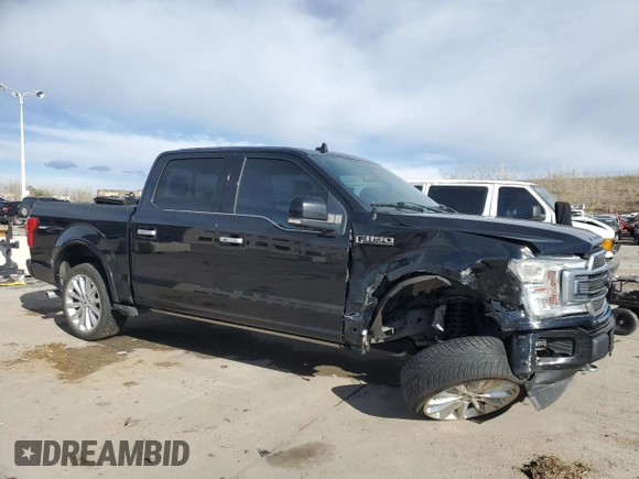 2018 Ford F-150 XL with VIN 1FTEW1EG3JFC45745, listed as a Copart auction lot 49292185 with 92,542 mi miles and Salvage Title. Bid and sale history available at carsss.com. Image 4.