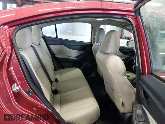 2022 Subaru Impreza Premium with VIN 4S3GKAD65N3603318, listed as a Copart auction lot 50488335 with 41,666 mi miles and Salvage title. Bid and sale history available at DreamBid. Image 10.