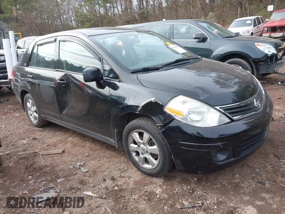 2011 Nissan Versa 1.8 S with VIN 3N1BC1AP5BL444050, listed as a IAAI auction lot 41396987 with 198,463 mi miles. Bid and sale history available at carsss.com. Image 1.