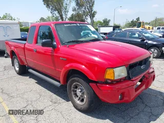 2003 Ford Ranger XL Fleet with VIN 1FTYR44U73PB62233, listed as a IAAI auction lot 42126998 with 152,384 mi miles and . Bid and sale history available at DreamBid. Image 1.