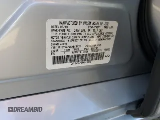 2019 Infiniti Q50 Luxe z VIN JN1EV7AP4KM543474, wystawiony jako Copart lot #52426585 z przebiegiem 50 435 mil mil oraz Szkoda całkowita • Salvage title. Historia ofert i sprzedaży dostępna na DreamBid. Obrazek 12.